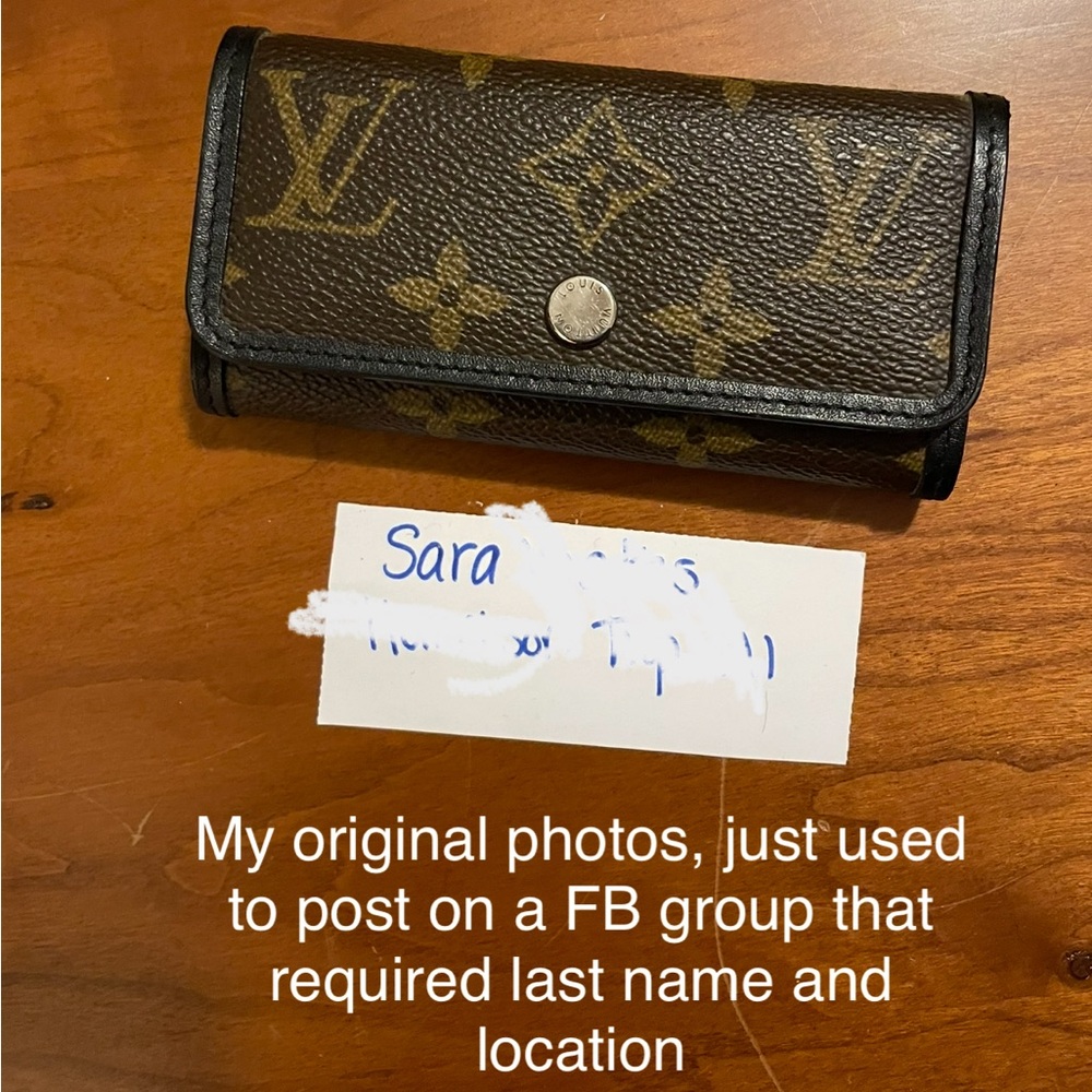 Louis Vuitton Macassar 6 Ring Key Holder